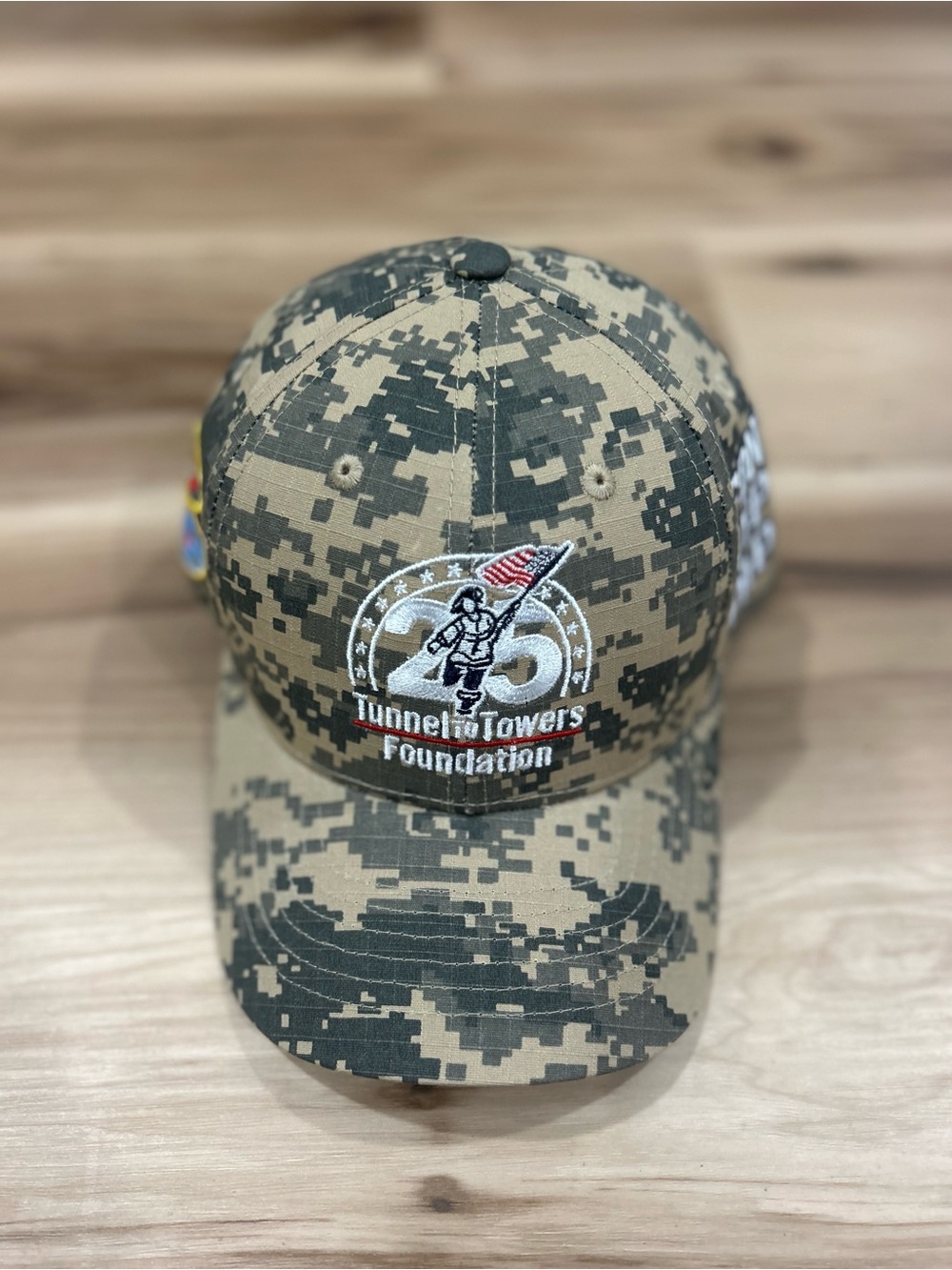 Tunnel to Towers Foundation Digital Camo 25 Year Anniversary hat.
